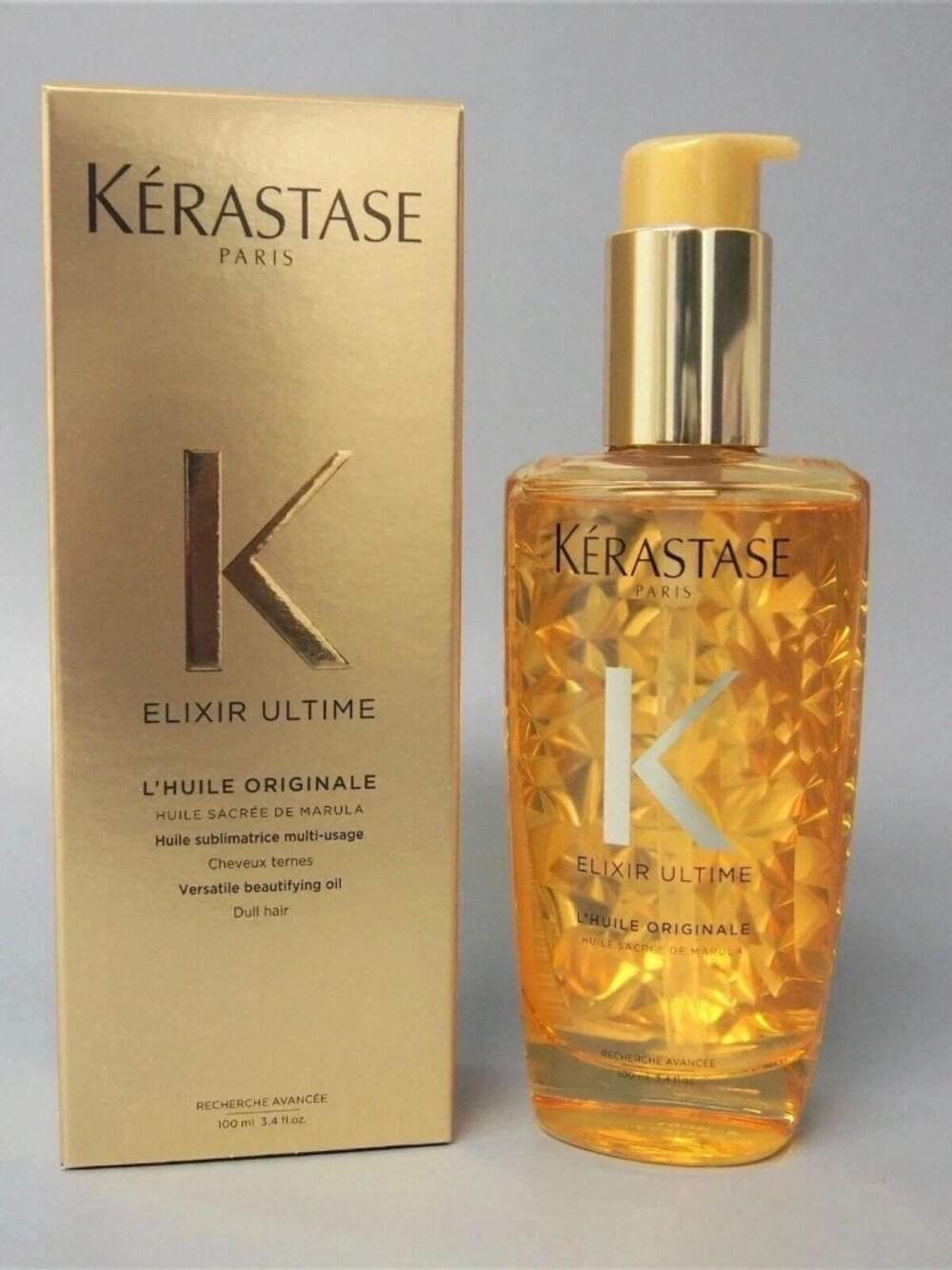Kerastase Elixir Ultime L'Huile Originale Hair Oil 3.4oz New